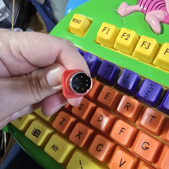 Disney Winnie The Pooh Tigger Piglet Learning Microsoft Computer Keyboard (READ) - Picture 4 of 8